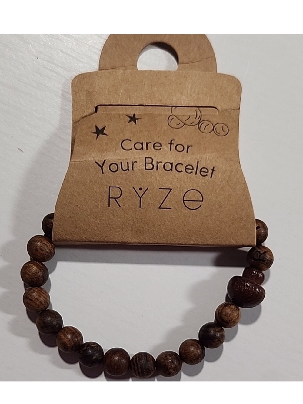RYZE Wooden Bead Bracelet